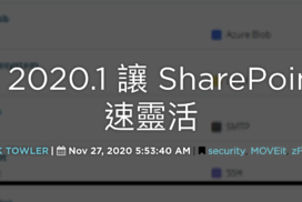 搭配 MOVEit 2020.1 讓 SharePoint 工作流程快速靈活